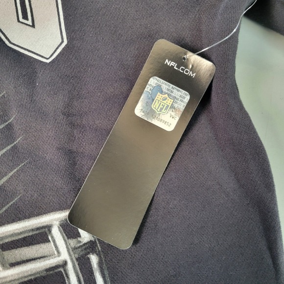 Las Vegas Raiders NFL Team Apparel Mens‎ Small Football Helmet Sweatshirt - Picture 4 of 8